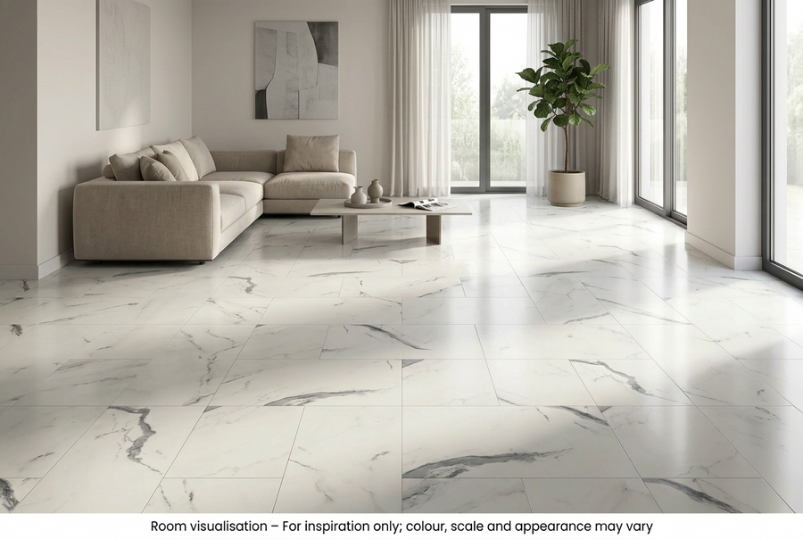 Karndean Van Gogh Gluedown Palazzo Marble in Kitchen