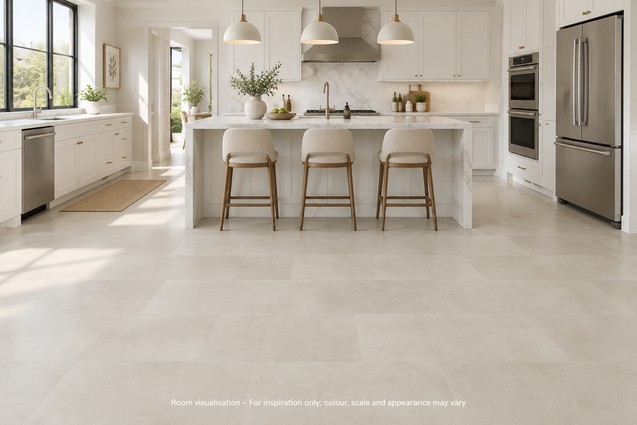 Karndean Van Gogh Gluedown Venetian Slate in Kitchen