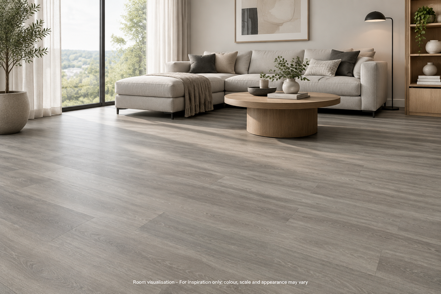 Karndean Van Gogh Gluedown Shadow Oak in Living room