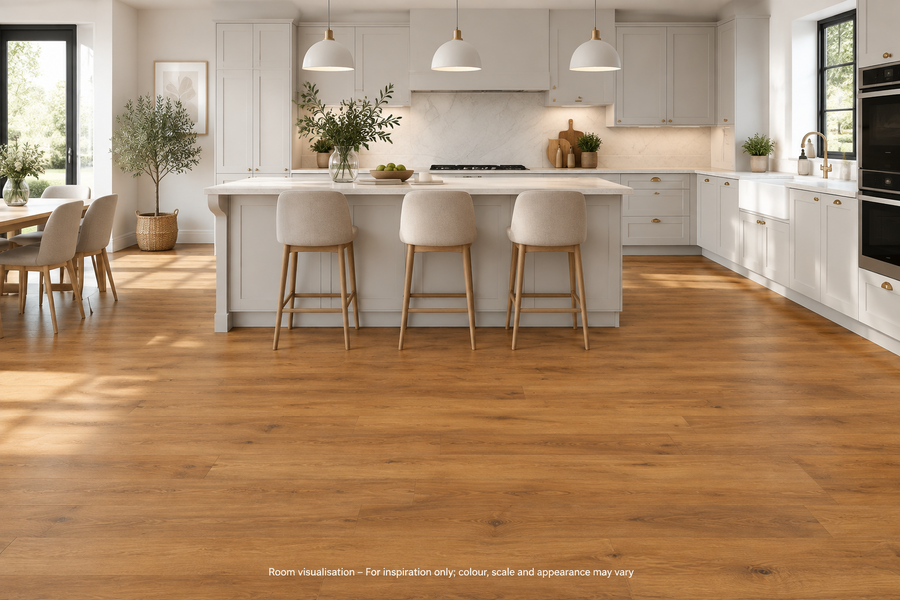 Karndean Van Gogh Gluedown Classic Oak in Kitchen