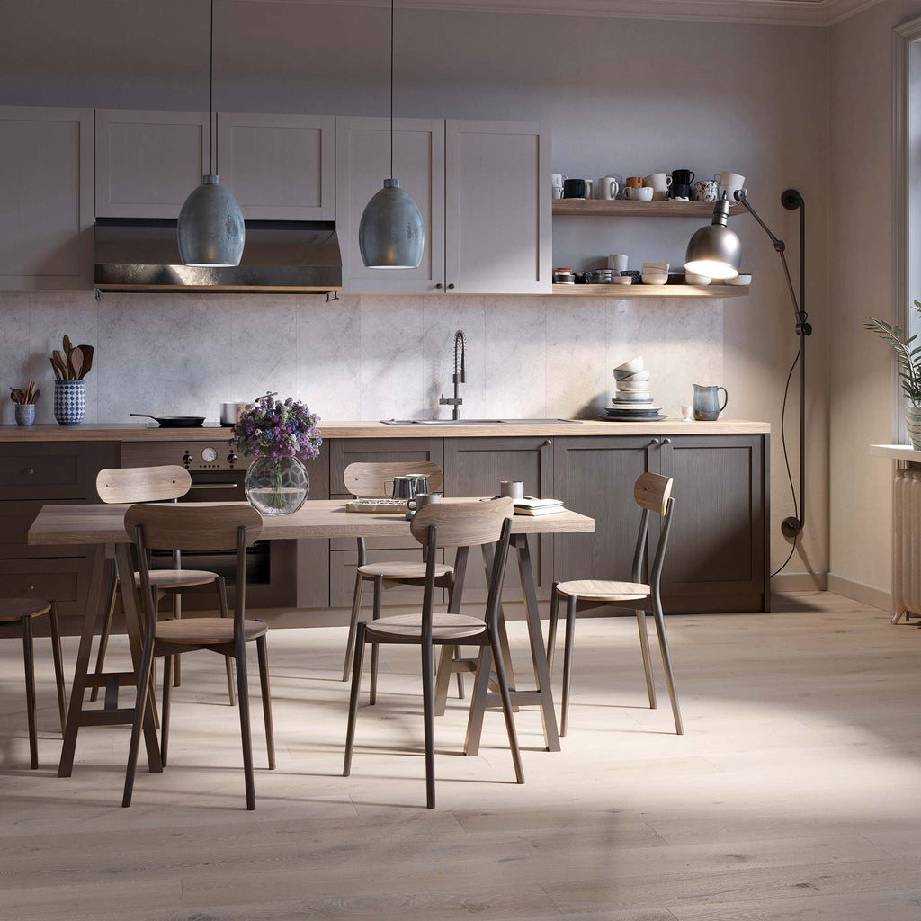 Karta Recycled Leather 1540.08 Saxton Wide Plank Laminate Flooring