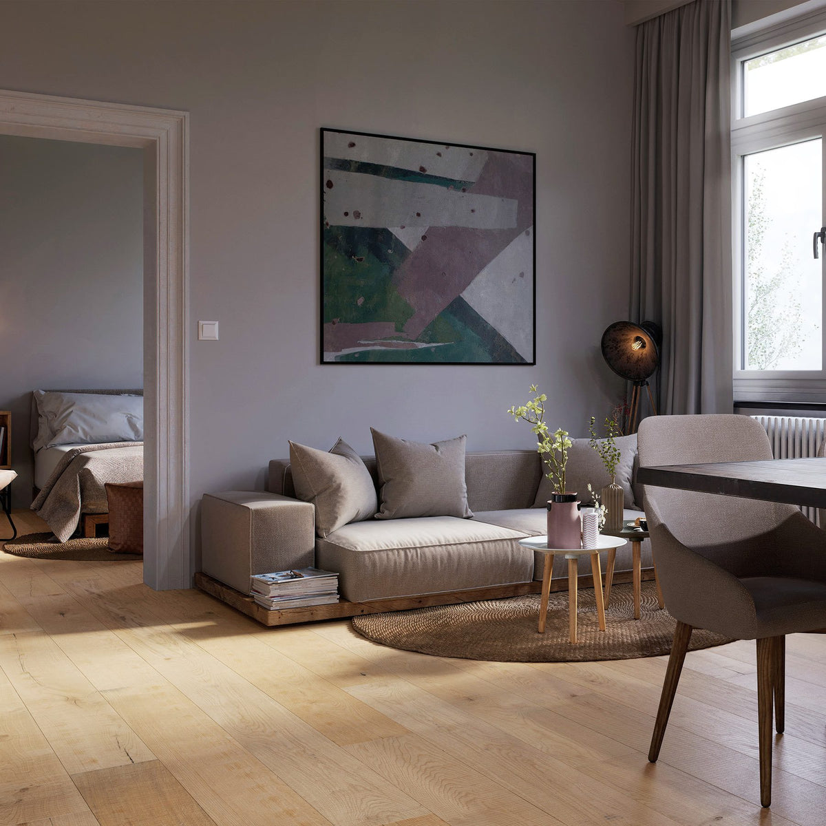Karta Recycled Leather 1910.08 Kozler Wide Plank Laminate Flooring