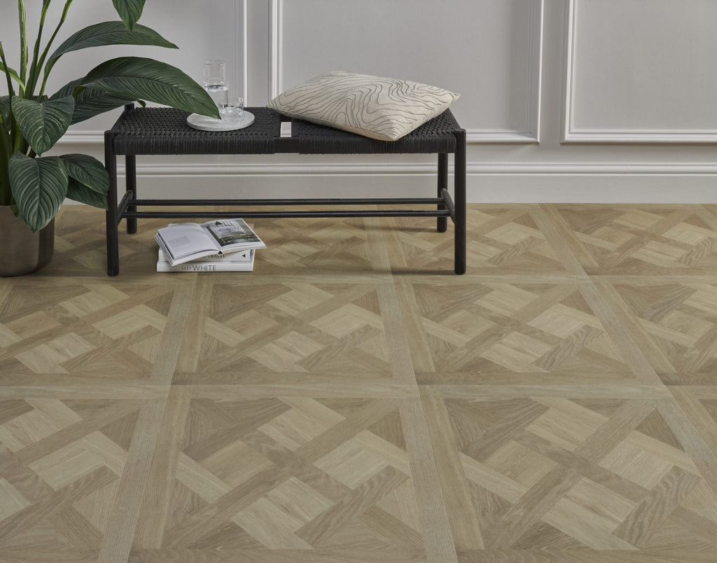Luvanto Premium Click Plus Spring Oak Basketweave Flooring