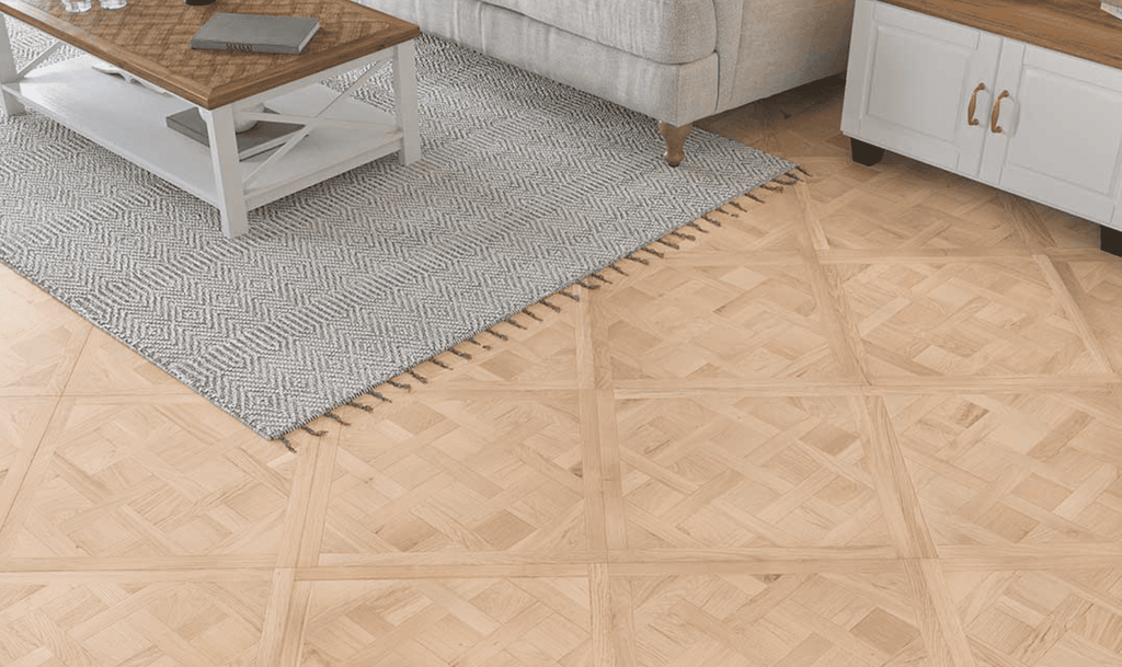 Montique Bavarian Forest Basket Weave Banquet Engineered Wood