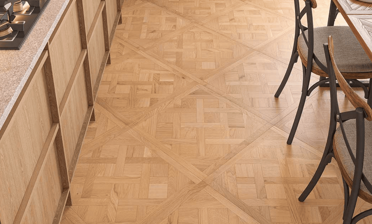 Montique Bavarian Forest Basket Weave Charme Engineered Wood