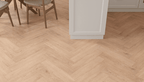 Montique Amazon Click Herringbone Farnham Oak Luxury Vinyl Tile