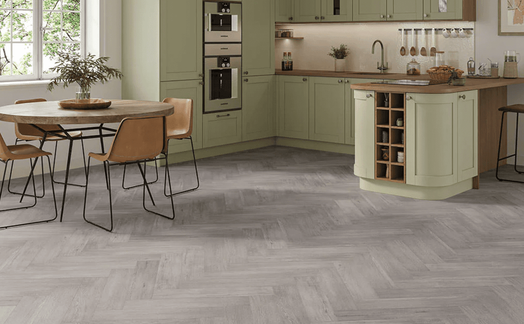 Montique Amazon Click Herringbone Sennen Oak Luxury Vinyl Tile