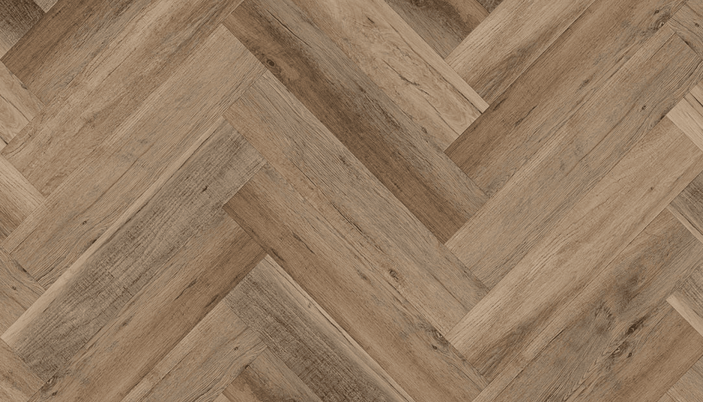 Montique Daintree Click Herringbone Marazion Oak Luxury Vinyl Tile