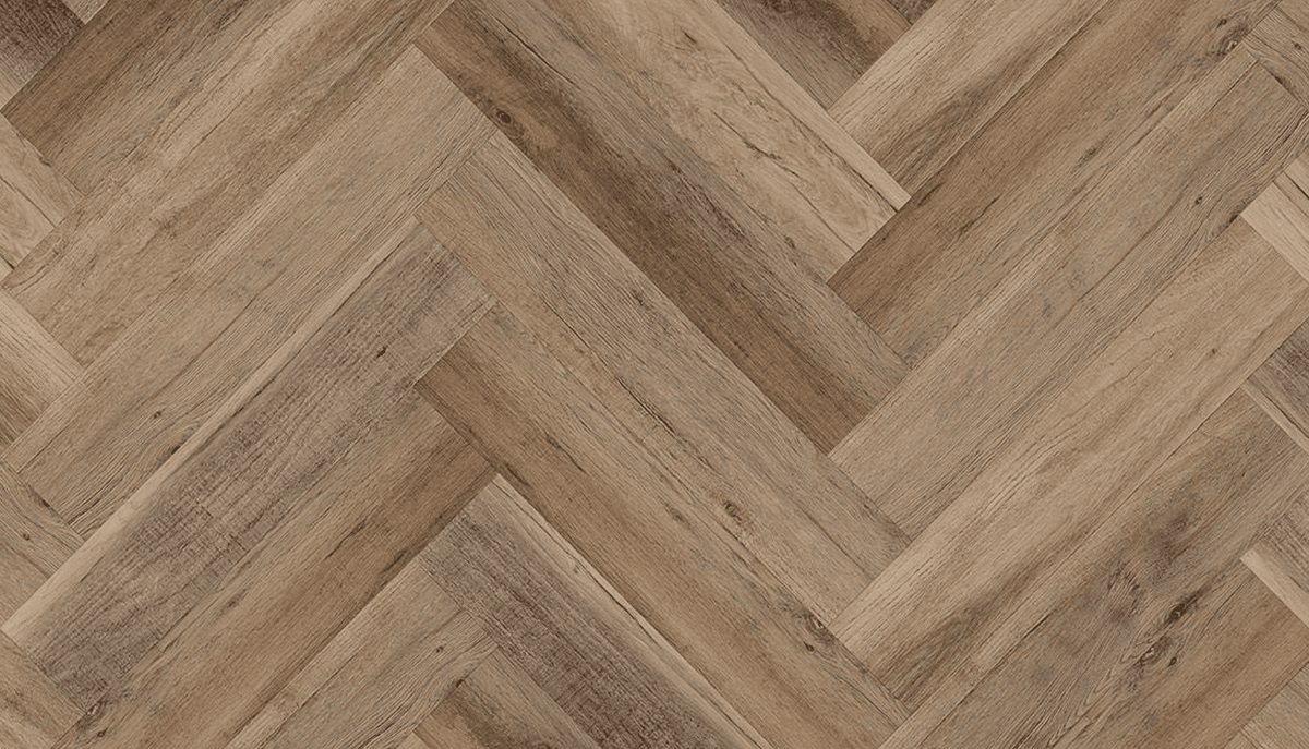 Montique Daintree Click Herringbone Marazion Oak Luxury Vinyl Tile