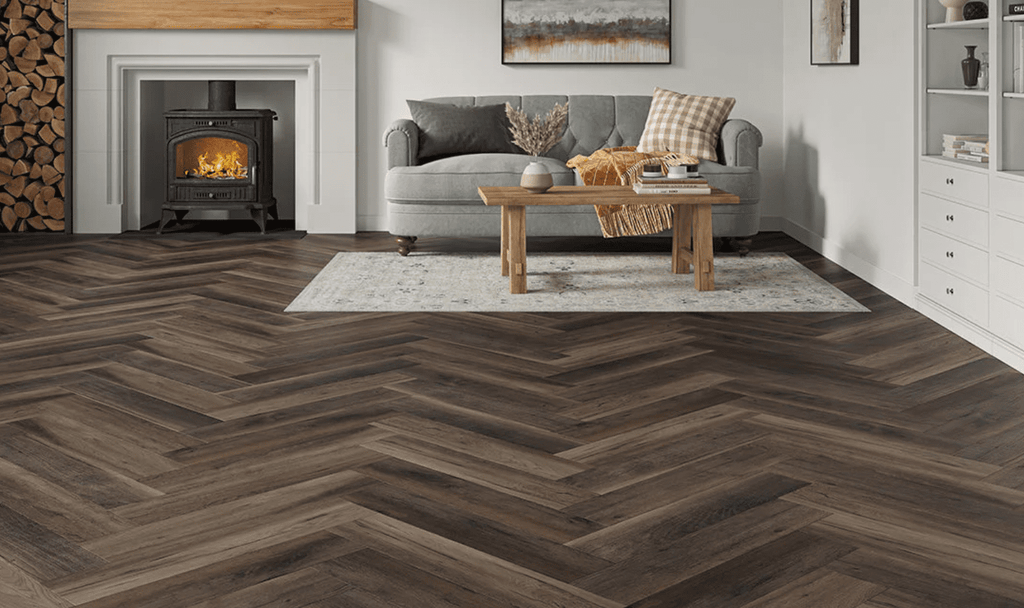 Montique Daintree Click Herringbone Pentle Oak Luxury Vinyl Tile