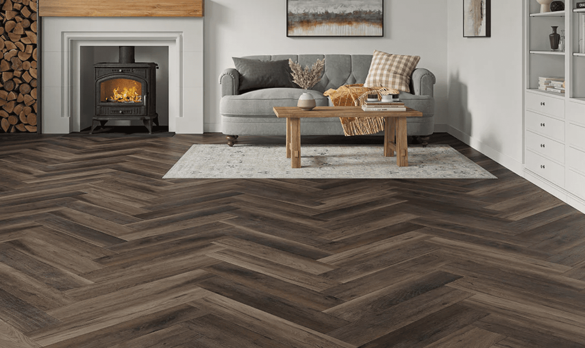Montique Daintree Click Herringbone Pentle Oak Luxury Vinyl Tile