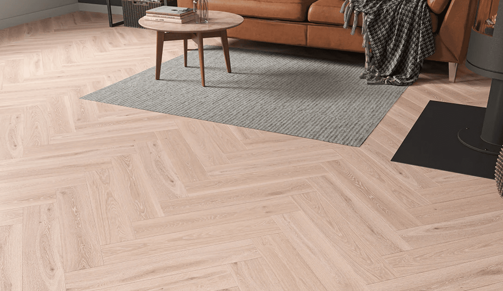Montique Redwood Click Herringbone Luskentyre Oak Luxury Vinyl Tile