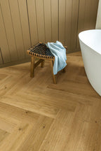 Quick-Step Impressive Design Herringbone - Cinnamon Oak Laminate Flooring