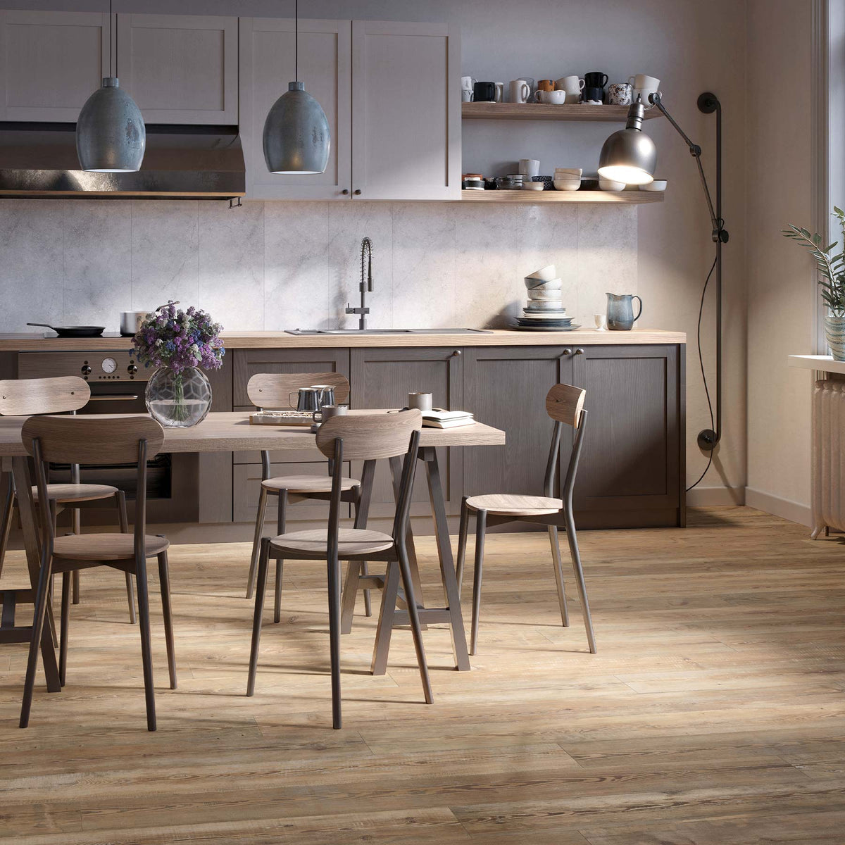 Karta Recycled Leather 1887.08 Shepherd Wide Plank Laminate Flooring