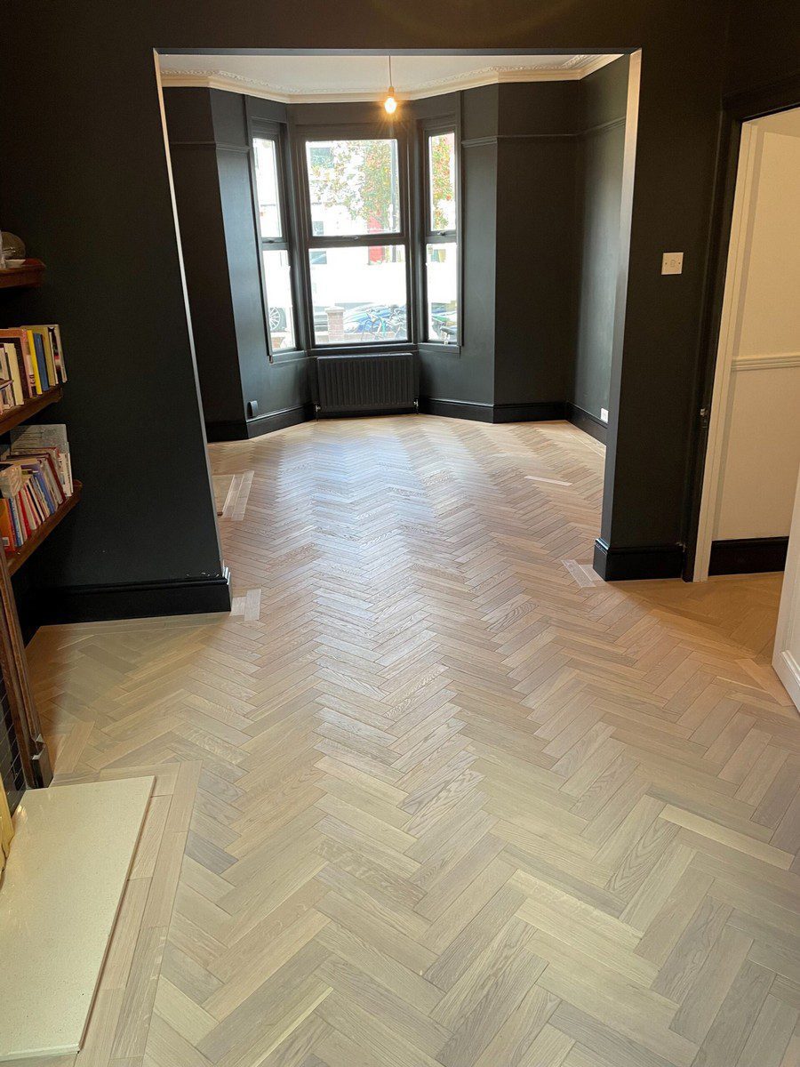 Lionvest Solid Oak Parquet - 198 - Pinot Gris Brushed & Oiled