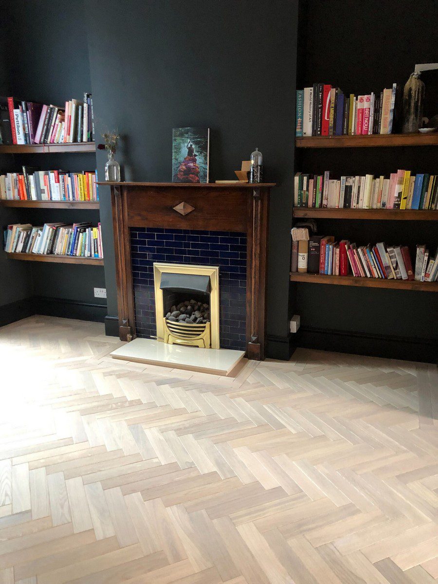 Lionvest Solid Oak Parquet - 198 - Pinot Gris Brushed & Oiled
