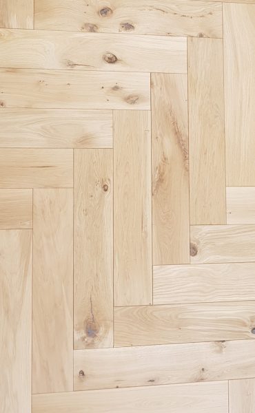 Lionvest Solid Oak Parquet - 200 - Rustic Unfinished m/b