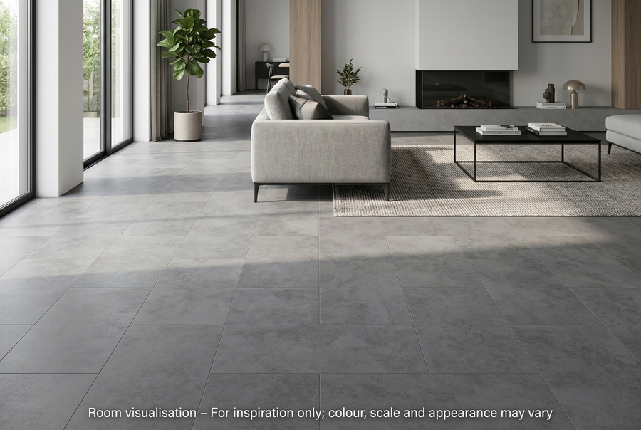 Luvanto Design Warm Grey Stone in Living room