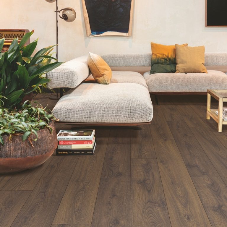 Quick-Step Classic Peanut Brown Oak Laminate Flooring