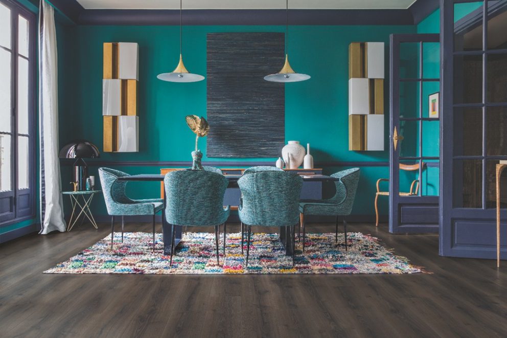 Quick-Step Majestic Desert Oak Brushed Dark Brown Laminate Flooring