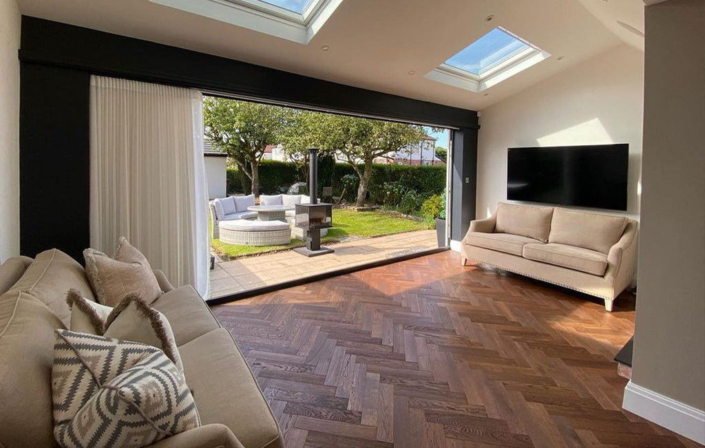 Ted Todd Project Caramel - Narrow Herringbone (450mm x 90mm)