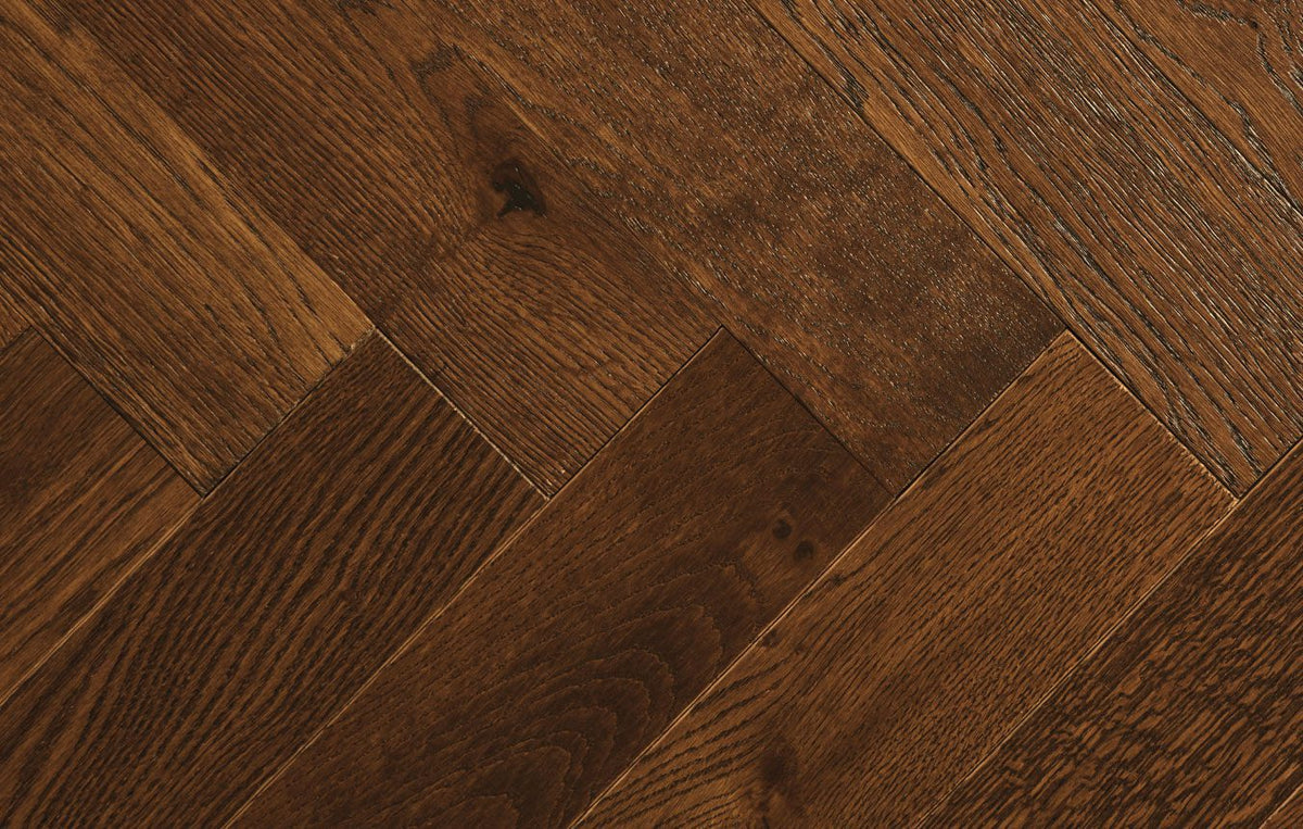 Ted Todd Project Caramel - Narrow Herringbone (450mm x 90mm)