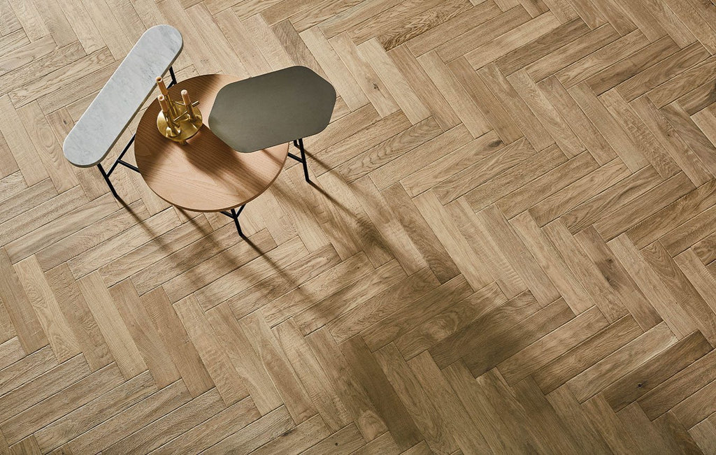Ted Todd Warehouse Raw Cotton - Narrow Herringbone (450mm x 90mm)