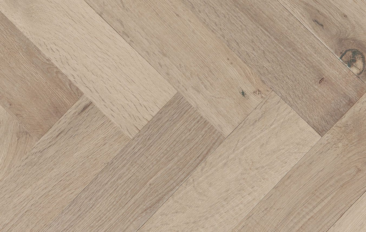 Ted Todd Warehouse Raw Cotton - Narrow Herringbone (450mm x 90mm)