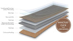 Invictus Maximus Click Cork Backing Highland Oak Parquet - Chocolate