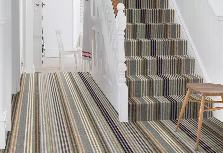 Alternative Flooring Margo Selby Stripe Surf Botany