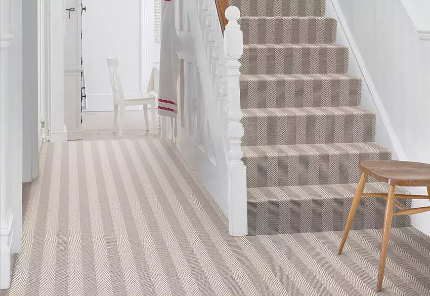 Alternative Flooring Wool Iconic Herringstripe Fonteyn