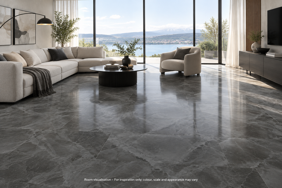 Karndean Art Select Black Onyx in Living room
