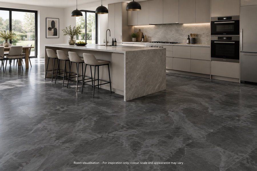 Karndean Art Select Black Onyx in Kitchen