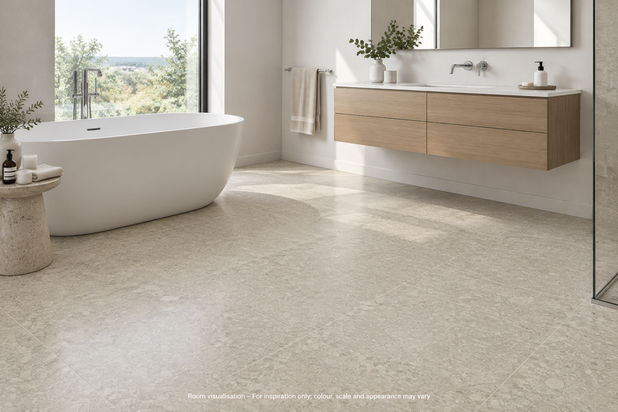 Karndean Art Select Brezza Ceppo in Bathroom