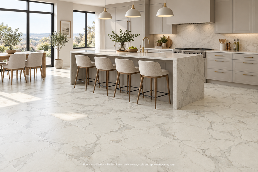 Karndean Art Select Calacatta d'Oro in Kitchen