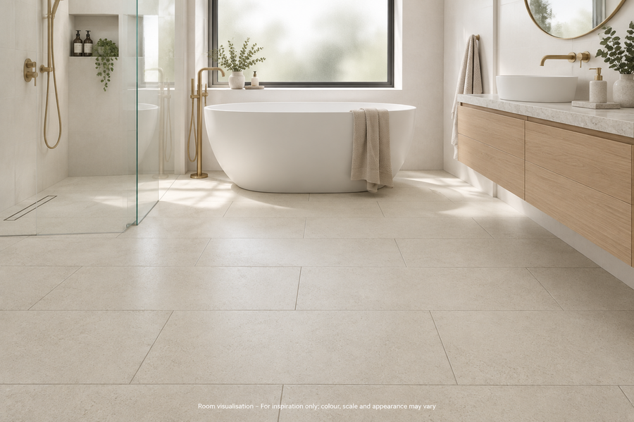 Karndean Art Select Caliza Classico in Bathroom