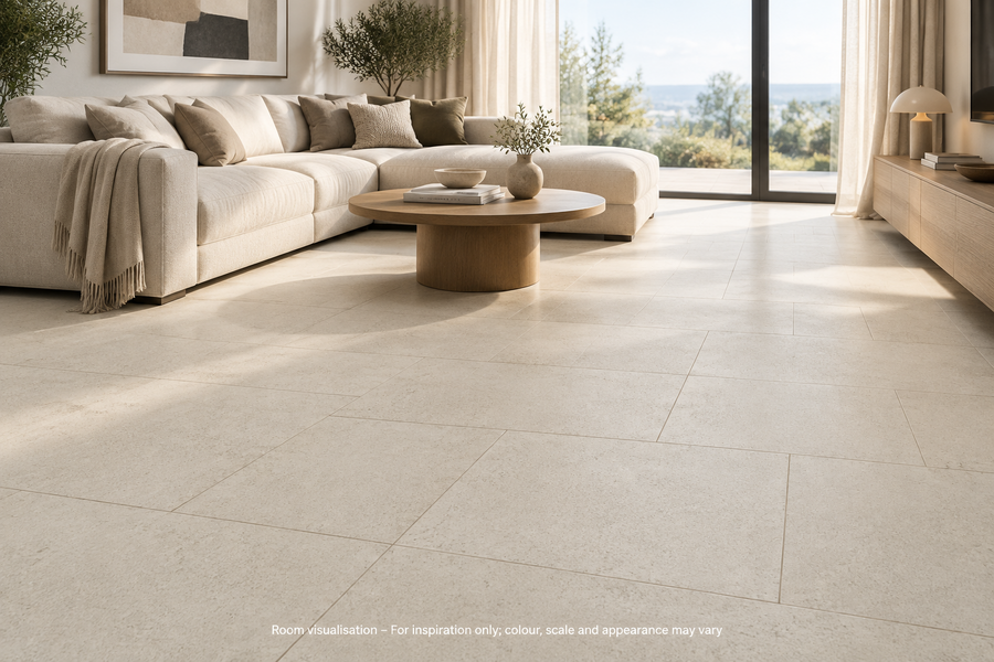 Karndean Art Select Caliza Classico in Living room