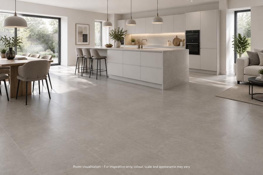 Karndean Art Select Cambric Stone in Kitchen