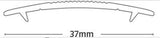 Interfloor Standard Aluminium Screw Carpet Coverstrip 37mm