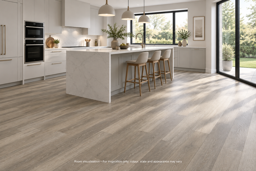 Karndean Art Select Castle Hill Ash in Kitchen