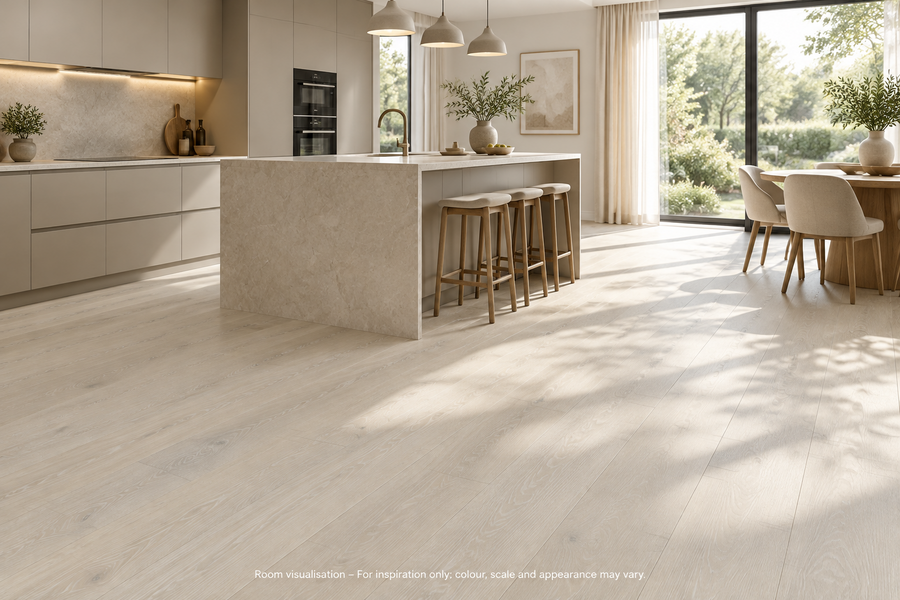 Karndean Art Select Clay Artisan Oak in Kitchen