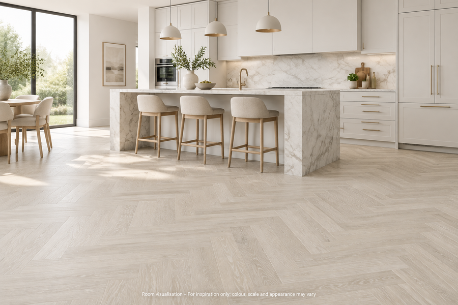 Karndean Art Select Clay Artisan Oak - SM in Kitchen