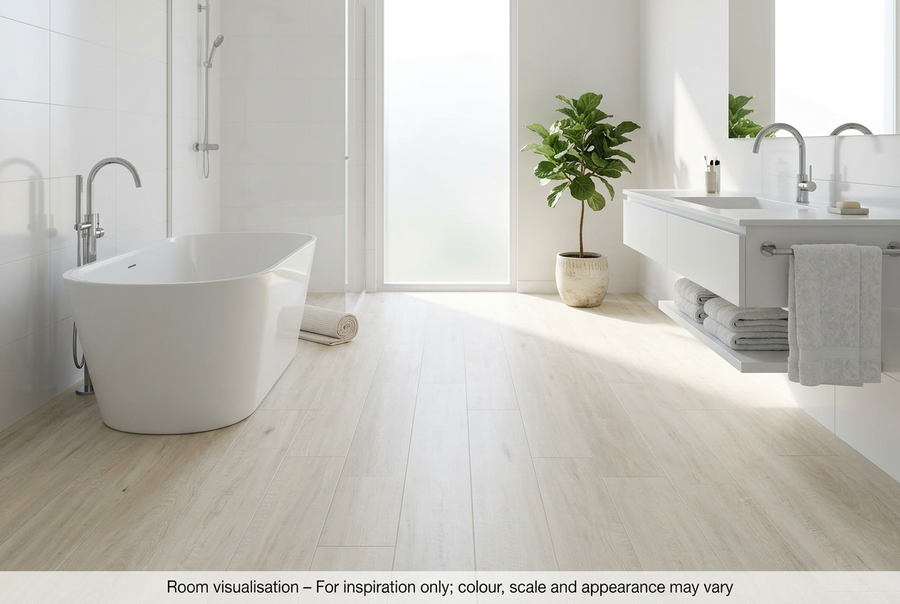 Karndean Art Select Cotton Oak in Bathroom
