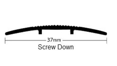 Interfloor Standard Aluminium Contract Coverstrip screw