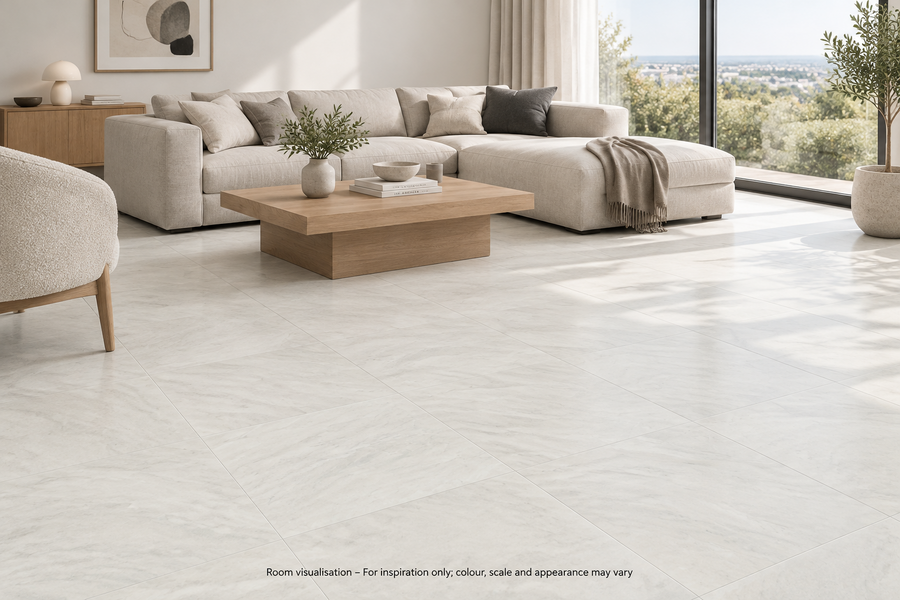 Karndean Art Select Doric Marble in Living room