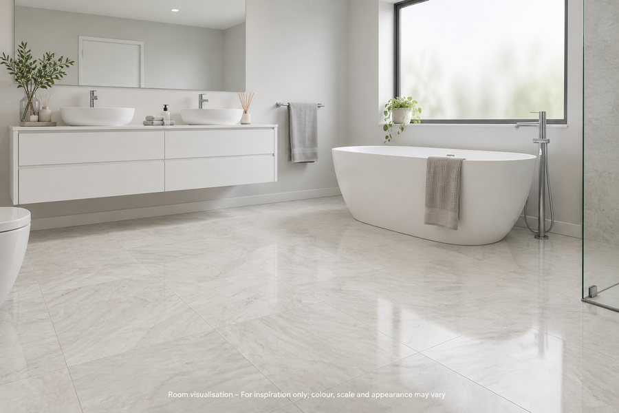 Karndean Art Select Doric Marble in Bathroom