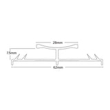 Interfloor Standard Aluminium Dualgrip – Heavy Duty Raised Base