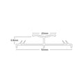 Interfloor Standard Aluminium Dualgrip – Raised Base