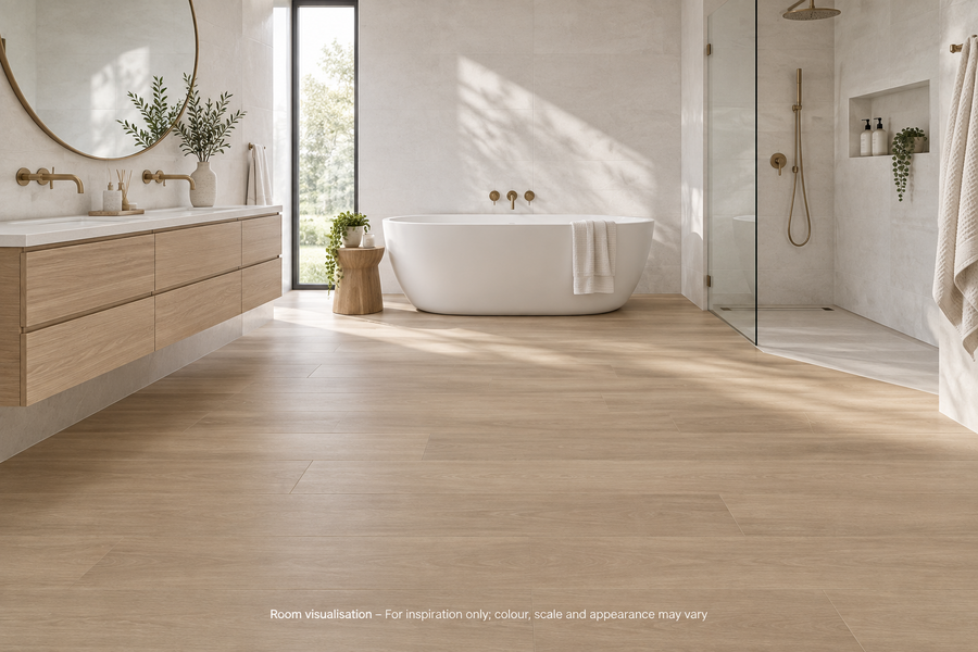 Karndean Art Select Dune Oak in Bathroom