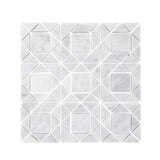 FIRED EARTH Carrara White Jewel Mosaic